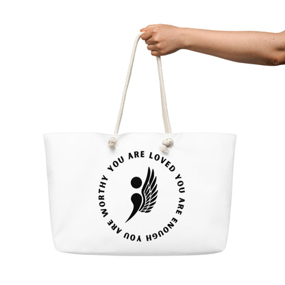 You Are Loved | Oversized Weekender Bag