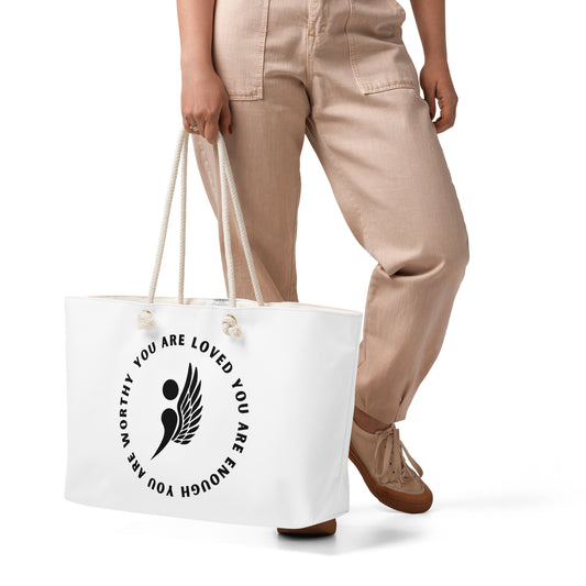 You Are Loved | Oversized Weekender Bag